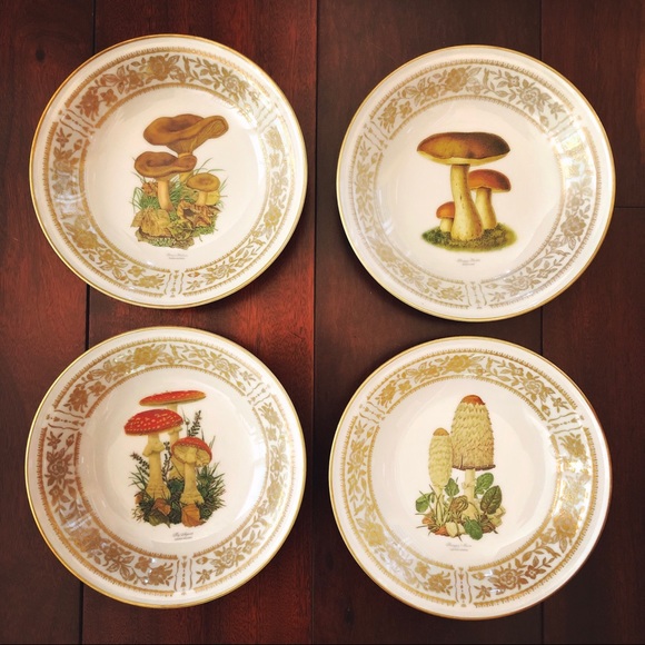 Vintage Other - Upcycled Set Of 4 Vintage Mushroom Bowls